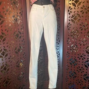 Old Navy white denim skinny jeans